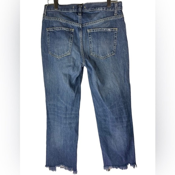 We The Free Ankle Cropped Button fly  Jeans size 26 in EUC - Picture 4 of 7